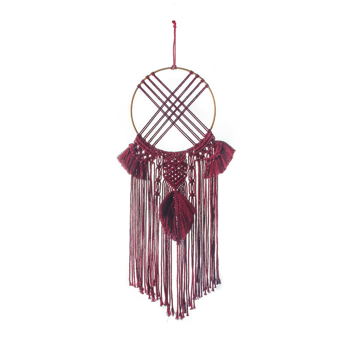 Jewelry WholesaleWholesale Cotton Thread Woven Iron Hoop Tapestry Dreamcatcher JDC-DC-XR015 Dreamcatcher 薰然 %variant_option1% %variant_option2% %variant_option3%  Factory Price JoyasDeChina Joyas De China