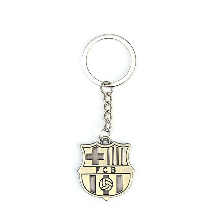 Wholesale football keychain bronze keychain gift pendant MOQ≥10JDC-KC-HLv002