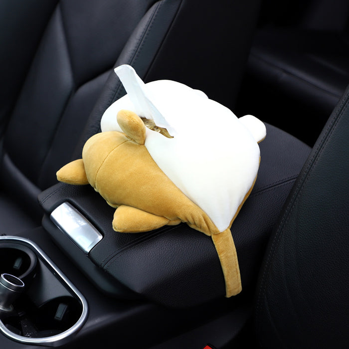 Wholesale Car Accessories Plush Cute Cartoon Hanging Tissue Box MOQ≥2 JDC-CA-LanYu008