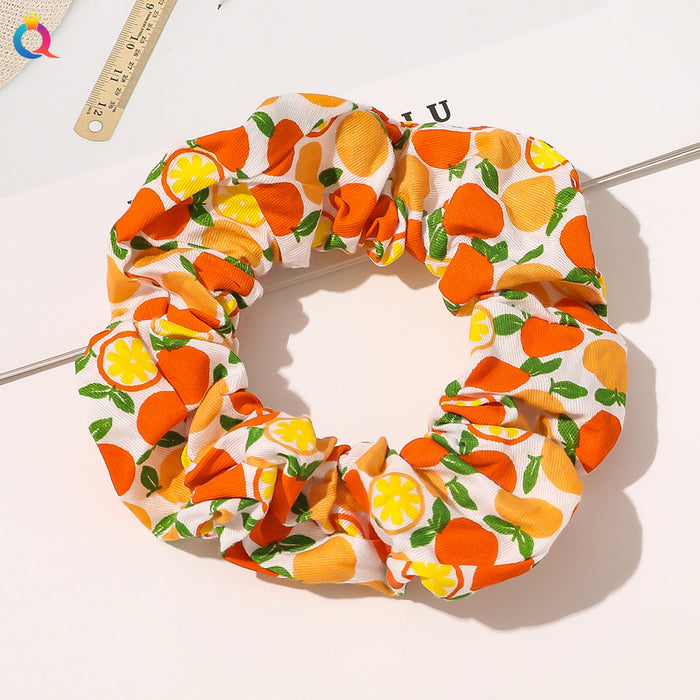 Jewelry WholesaleWholesale Fruit Flavor Cute Avocado Peach Hair Scrunchies JDC-HS-Qiyue001 Hair Scrunchies 奇阅 %variant_option1% %variant_option2% %variant_option3%  Factory Price JoyasDeChina Joyas De China