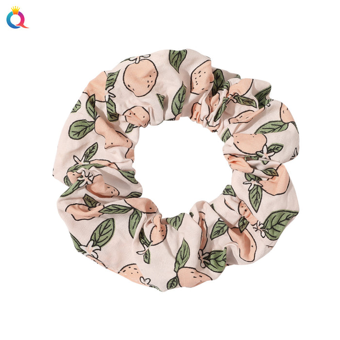 Jewelry WholesaleWholesale Fruit Flavor Cute Avocado Peach Hair Scrunchies JDC-HS-Qiyue001 Hair Scrunchies 奇阅 %variant_option1% %variant_option2% %variant_option3%  Factory Price JoyasDeChina Joyas De China