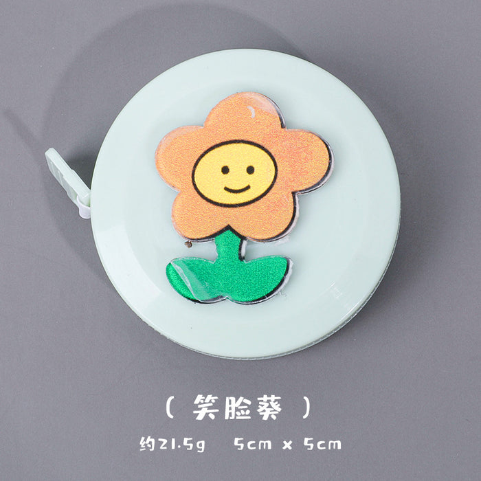 Wholesale PVC Cartoon Small Measuring Tape Measuring Measurements Soft Ruler JDC-RR-Dichen001