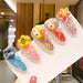 Jewelry WholesaleWholesale Daisy Quicksand Broken Hair Bangs Clip Side Hair Clip 5 packs JDC-HC-CT003 Hair Clips 春天 %variant_option1% %variant_option2% %variant_option3%  Factory Price JoyasDeChina Joyas De China