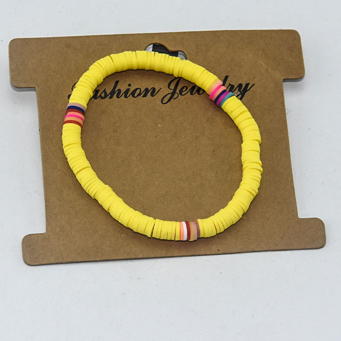 Wholesale Boho Sweet Colorful Clay Bracelet MOQ≥2 JDC-BT-ManS011