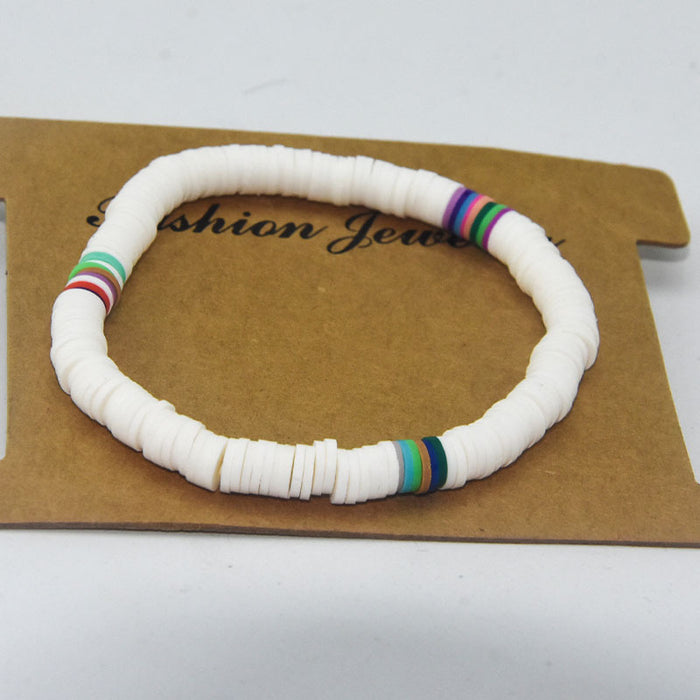 Wholesale Boho Sweet Colorful Clay Bracelet MOQ≥2 JDC-BT-ManS011