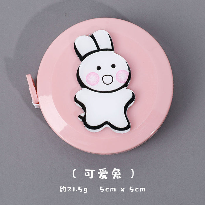 Wholesale PVC Cartoon Small Measuring Tape Measuring Measurements Soft Ruler JDC-RR-Dichen001