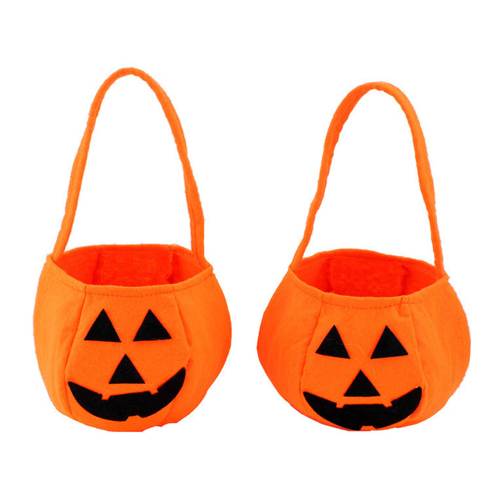 Wholesale Handbag Cloth Halloween Stereoscopic Pumpkin Bag Candy Bag JDC-HB-Meix001