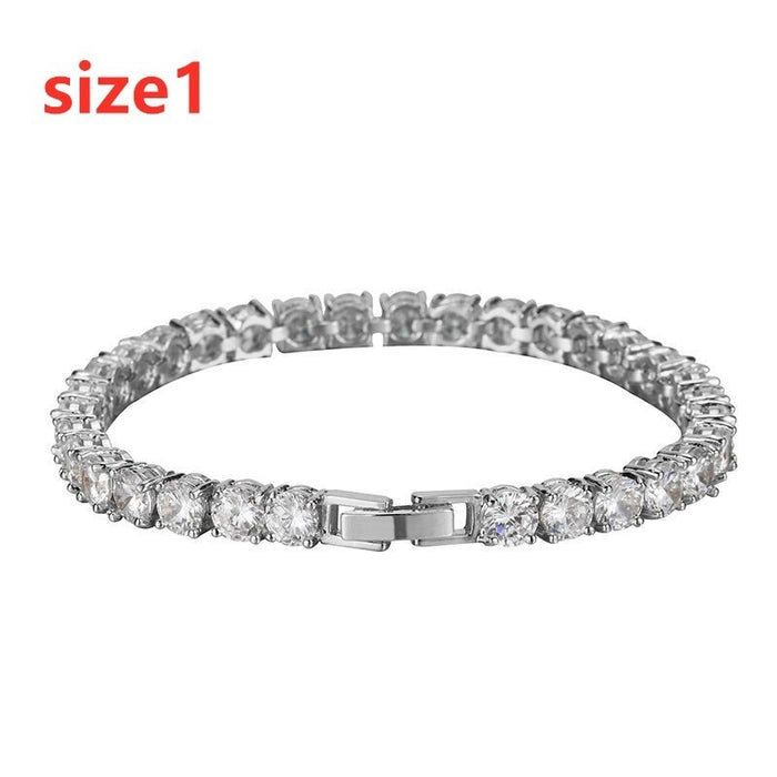 Wholesale Hip Hop Cuban Chain Jewelry Quad Bar Prismatic Men's Bracelet MOQ≥2 JDC-BT-NiC002