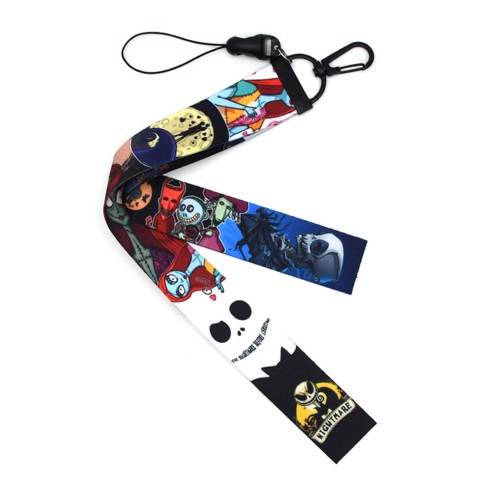 Wholesale Keychain Polyester Christmas Cartoon Bracelet Streamer Wristband MOQ≥6 JDC-KC-QTN011