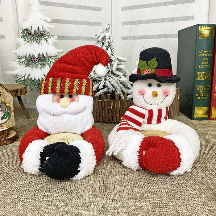 Wholesale Decorative Christmas Curtain Buckle Cute Doll MOQ≥2 JDC-DCN-XinDun003