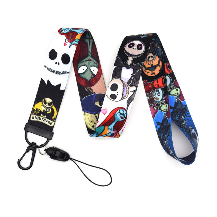 Wholesale Keychain Polyester Christmas Cartoon Bracelet Streamer Wristband MOQ≥6 JDC-KC-QTN011