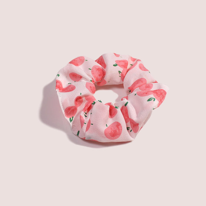 Wholesale summer sober fruit series large intestine hair ring JDC-HS-DieZu002