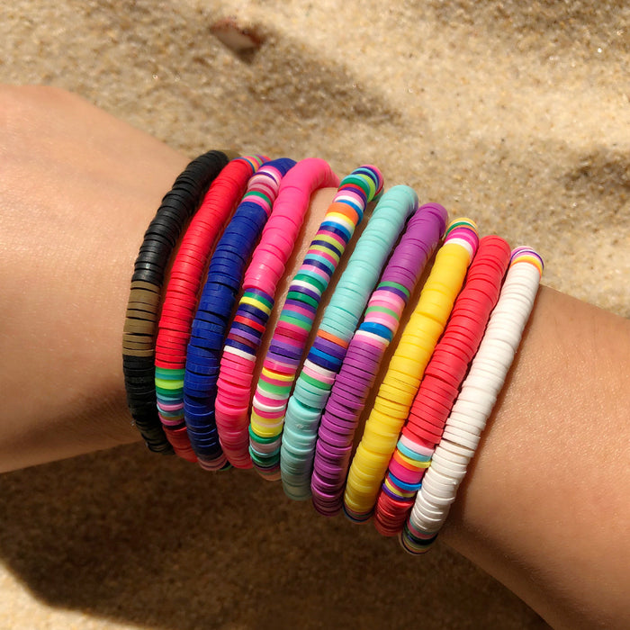 Jewelry WholesaleWholesale beach style color friendship soft pottery Bracelet JDC-BT-YF002 Bracelet 友菲 %variant_option1% %variant_option2% %variant_option3%  Factory Price JoyasDeChina Joyas De China