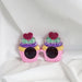 Jewelry WholesaleWholesale funny cake birthday sunglasses JDC-SG-MingK006 Sun Glasses 明可 %variant_option1% %variant_option2% %variant_option3%  Factory Price JoyasDeChina Joyas De China