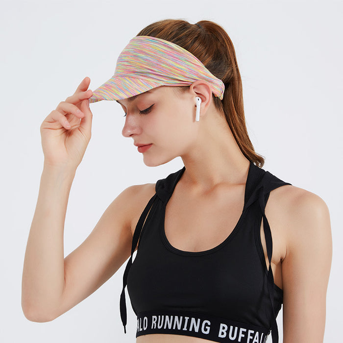 Wholesale sports headband empty top hat outdoor sunshade sun protection JDC-FH-GD006