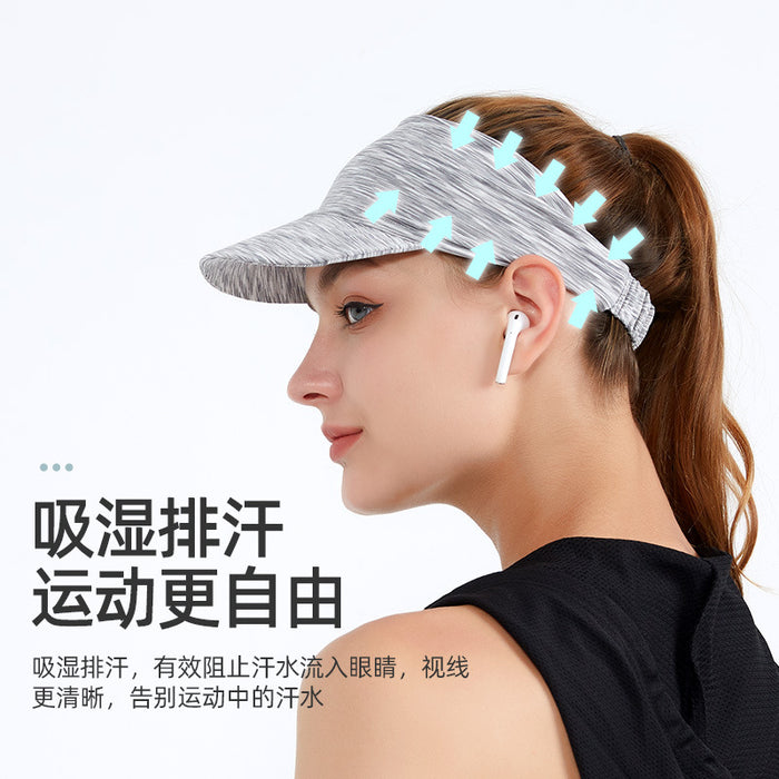 Wholesale sports headband empty top hat outdoor sunshade sun protection JDC-FH-GD006