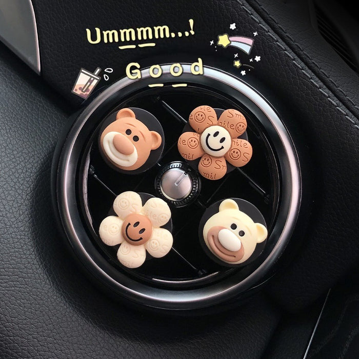 Wholesale Car Air Conditioner Outlet Aromatherapy Resin Cute Bear MOQ≥2 JDC-CA-Hyy001