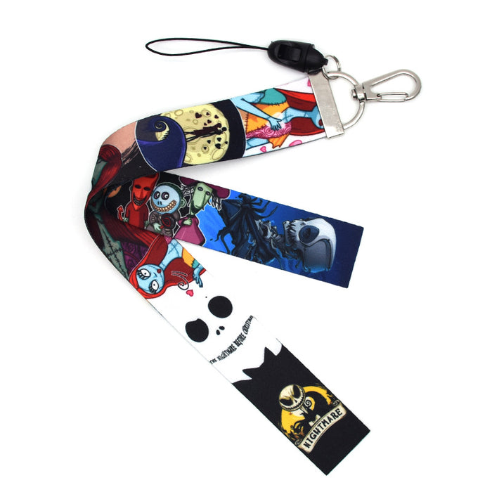 Wholesale Keychain Polyester Christmas Cartoon Bracelet Streamer Wristband MOQ≥6 JDC-KC-QTN011