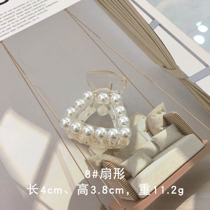 Jewelry WholesaleWholesale pearl small and medium-sized fresh girl grab clip JDC-HC-Dduow103 Hair Clips 朵薇 %variant_option1% %variant_option2% %variant_option3%  Factory Price JoyasDeChina Joyas De China