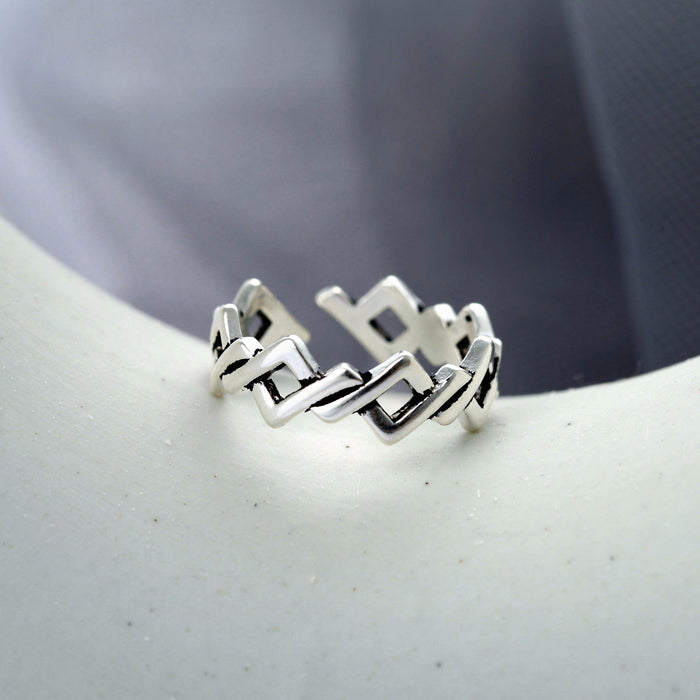 Wholesale 925 Sterling Silver Rings JDC-RS-CanD005