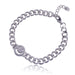 Jewelry WholesaleWholesale Smiley Hip Hop Titanium Steel Cuban Bracelet JDC-BT-JiuB010 Bracelet 玖柏 %variant_option1% %variant_option2% %variant_option3%  Factory Price JoyasDeChina Joyas De China