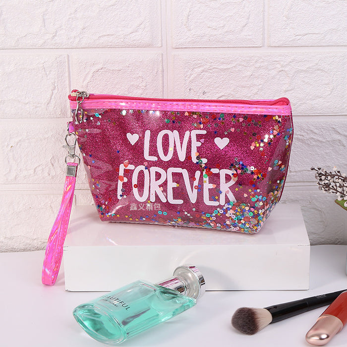 Wholesale Cosmetic Bag PVC Large Capacity Travel Multifunction JDC-CB-XinYi005