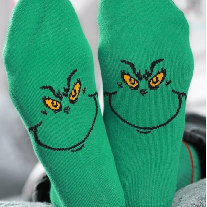 Wholesale Sock Cotton Mid Tube Christmas Cartoon (M) JDC-SK-ZJWL001