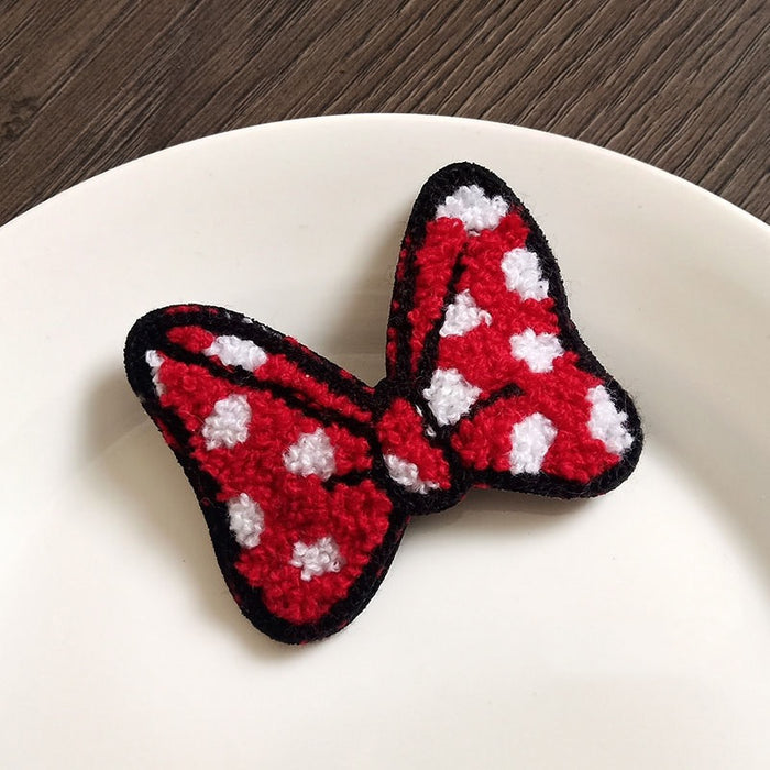 Wholesale Hair Clips Cloth Bow Cute MOQ≥2 JDC-HC-CLie005