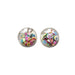 Jewelry WholesaleWholesale s925 silver needle round bubble vacuum soft ceramic fruit vegetable transparent earrings JDC-ES-MiH001 Earrings 米穗 %variant_option1% %variant_option2% %variant_option3%  Factory Price JoyasDeChina Joyas De China