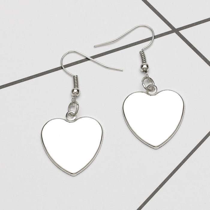 Wholesale Earrings Iron Time Gems Heart Shaped Cartoon JDC-ES-NH010