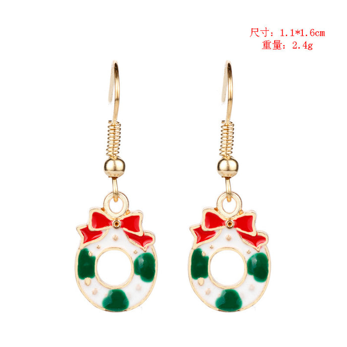 Wholesale Earrings Alloy Cartoon Halloween Christmas JDC-ES-Dsheng005