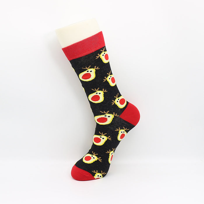 Wholesale Sock Cotton Mid Tube Cute Christmas MOQ≥3 JDC-SK-ShuiH003