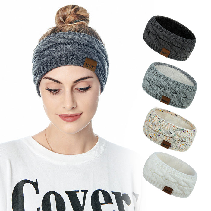 Wholesale Headband Acrylic Wool Thickening Winter Warm Knitting JDC-HD-XMi005