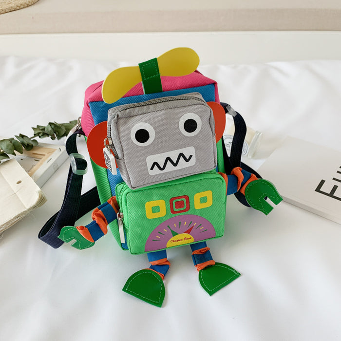 Wholesale Robot Canvas Children's Bag JDC-SD-GSHN029