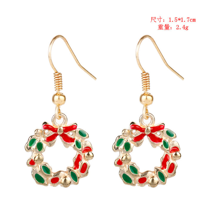 Wholesale Earrings Alloy Cartoon Halloween Christmas JDC-ES-Dsheng005