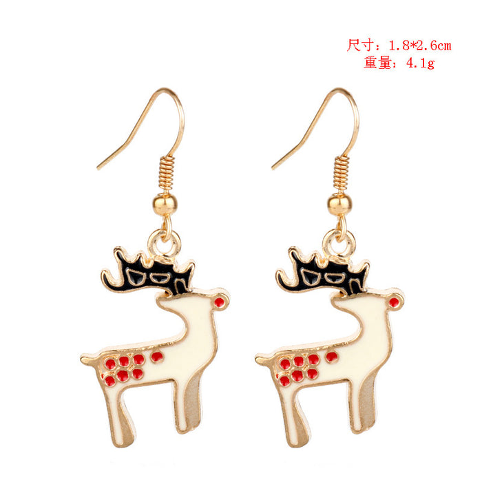 Wholesale Earrings Alloy Cartoon Halloween Christmas JDC-ES-Dsheng005