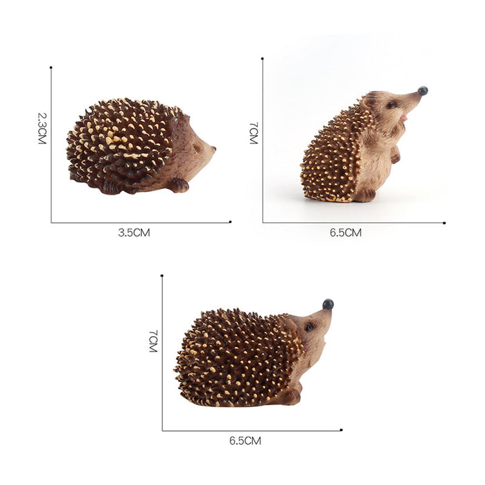 Wholesale Ornament Hedgehog Model PVC JDC-OS-BoLing001