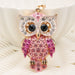 Jewelry WholesaleWholesale creative Rhinestone cartoon owl keychain MOQ≥2 JDC-KC-ChaoK005 Keychains 超凯 %variant_option1% %variant_option2% %variant_option3%  Factory Price JoyasDeChina Joyas De China