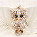 Jewelry WholesaleWholesale creative Rhinestone cartoon owl keychain MOQ≥2 JDC-KC-ChaoK005 Keychains 超凯 %variant_option1% %variant_option2% %variant_option3%  Factory Price JoyasDeChina Joyas De China