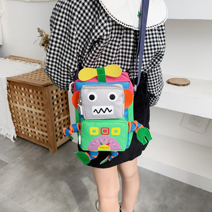 Wholesale Robot Canvas Children's Bag JDC-SD-GSHN029