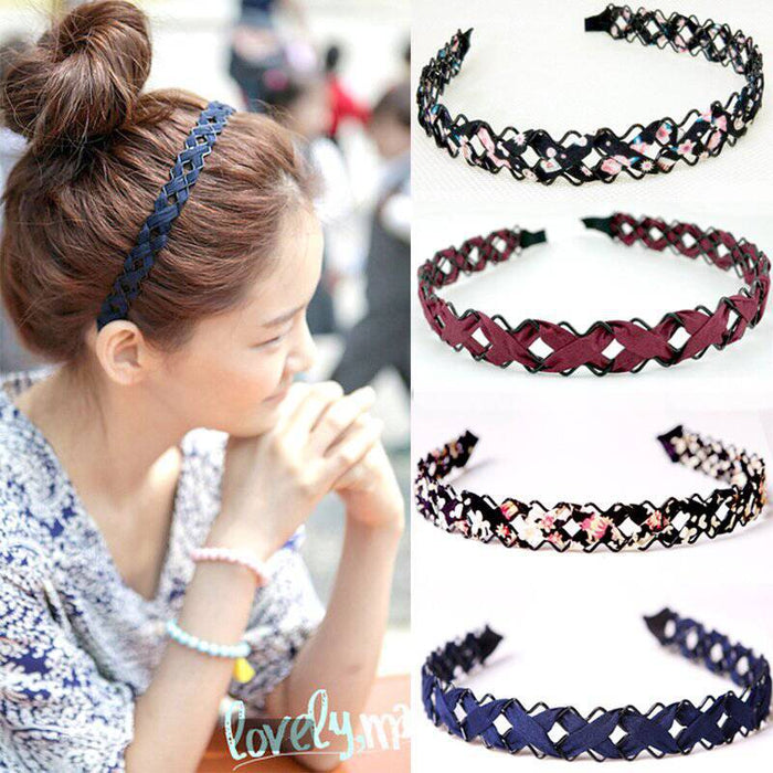 Wholesale Headband Openwork Hand-Woven Metal JDC-HD-ShiX005