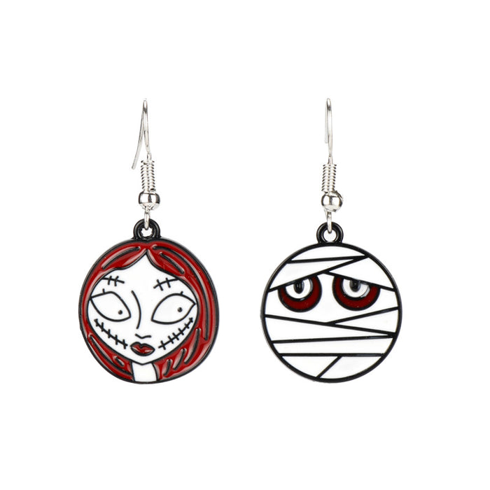 Wholesale Earrings Alloy Halloween Cartoon Scary Pumpkin Head JDC-ES-Dsheng006