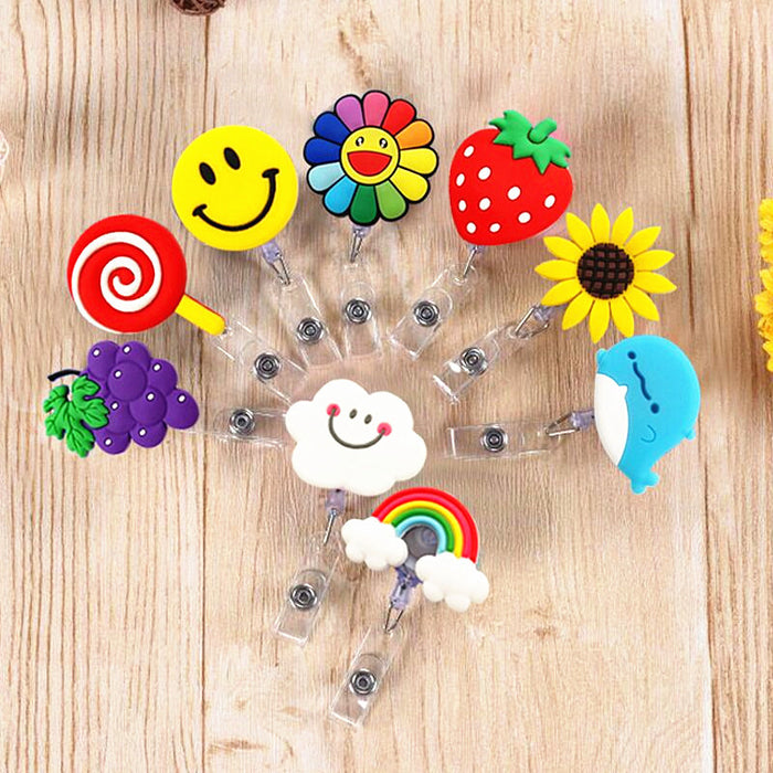 Jewelry WholesaleWholesale Cartoon Fruit Soft Rubber Retractable Keychain MOQ≥2 JDC-KC-HaoYuan001 Keychains 浩源 %variant_option1% %variant_option2% %variant_option3%  Factory Price JoyasDeChina Joyas De China