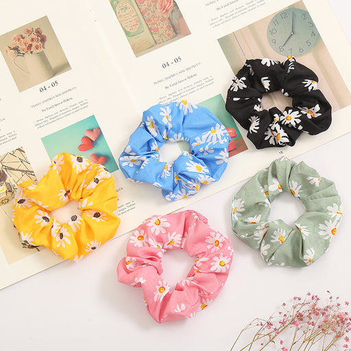 Jewelry WholesaleWholesale small fresh hair ring hair rope small daisy large intestine ring JDC-HS-HuiDi001 Hair Scrunchies 惠迪 %variant_option1% %variant_option2% %variant_option3%  Factory Price JoyasDeChina Joyas De China