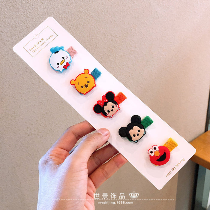 Jewelry WholesaleWholesale kids cartoon flower resin hairpin JDC-HC-Shij001 Hair Clips 世景 %variant_option1% %variant_option2% %variant_option3%  Factory Price JoyasDeChina Joyas De China