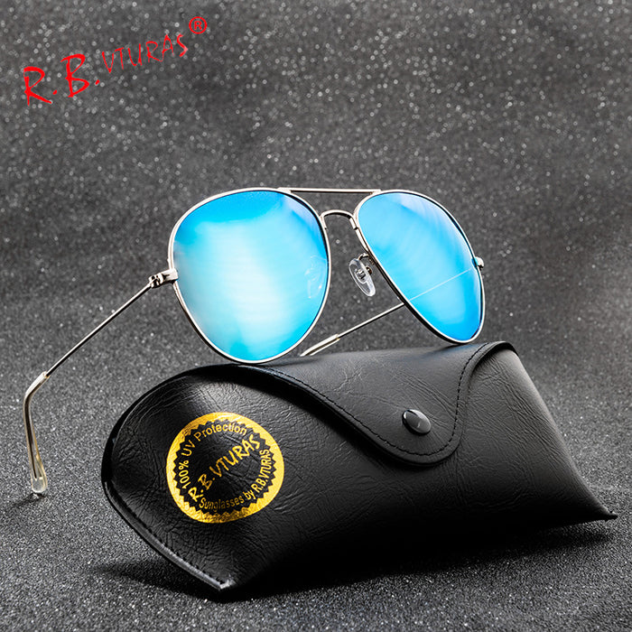 Wholesale polarized sunglasses unisex aviator metal glasses JDC-SG-TuN011