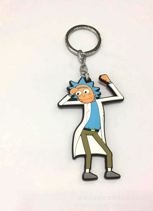 Wholesale Cartoon Rubber Keychain MOQ≥3 JDC-KC-MMan001