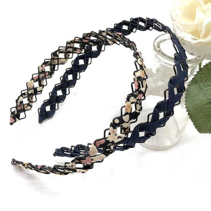 Wholesale Headband Openwork Hand-Woven Metal JDC-HD-ShiX005