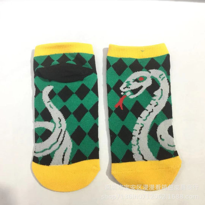 Wholesale Cartoon Surrounding Magic Academy Trend Breathable Sports Socks MOQ≥3 JDC-SK-MMan002