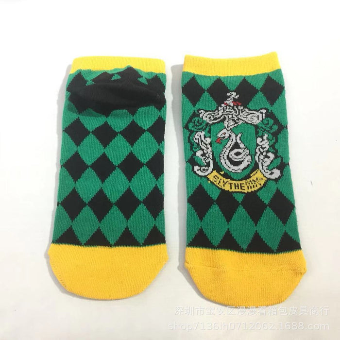 Wholesale Cartoon Surrounding Magic Academy Trend Breathable Sports Socks MOQ≥3 JDC-SK-MMan002